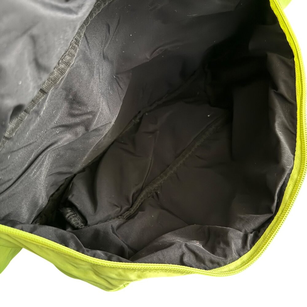 Pink Dolphin Oversized Neon Yellow Waist Bag With Blue Strap - Picture 5 of 8